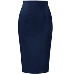 Made of stretch and soft fabric, the Bodycon classic skirt with a side split hem can be convenient for sitting all day or daily walking. A dressy casual pencil skirt designs a wrapped silhouette that hugs the body shows off your curves and makes you look more professional and urban chic. The below-knee-length pencil skirt is perfectly matched with a formal blouse or casual shirt and high heels or flats for work, business, office, party, cocktail, casual or other occasions. Fitted Solid Color Midi Bottoms, Elegant Solid Color Pencil Skirt For Work, Workwear Solid Color Skirt, Solid Color Midi Pencil Skirt For Work, Office Solid Color Pencil Skirt, Fitted Knee-length Pencil Skirt Solid Color, Fitted Knee-length Pencil Skirt In Solid Color, Fitted Solid Color Skirt For Work, Fitted Solid Color Pencil Skirt For Workwear