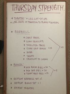 a white board with writing on it and instructions for different things to do in the kitchen