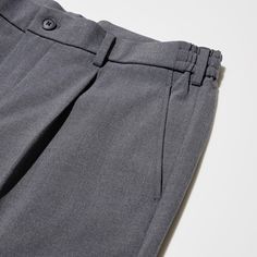 Versatile Straight Hem Bottoms For Office, Versatile Office Bottoms With Straight Hem, Elegant Gray Bottoms With Straight Hem, Versatile Tailored Bottoms With Straight Hem, Classic Stretch Gray Bottoms, Classic Gray Bottoms For Work, Pleated Pants, Wide Pants, Styling Ideas