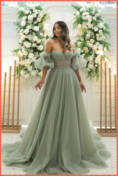 [CommissionsEarned] 17 Party Dresses For Women Wedding Fashion Recommendations You Will Love Immediately #partydressesforwomenweddingfashion Green Tulle, Formal Dresses With Sleeves, Corset Dress Prom, Wedding Dresses Corset, Prom Dress Inspiration, Cute Prom Dresses, Pretty Prom Dresses, فستان سهرة, A Line Prom Dresses