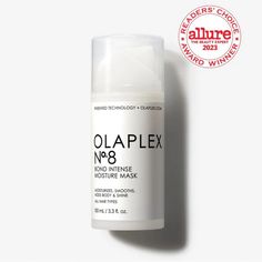 A Bond-Repairing Hair Mask That Seeks To Add Body, Shine And Weightless Moisture. Description: Providing Deep Conditioning Care For Damaged Hair, The Best-Selling Olaplex No.8 Bond Intense Moisture Mask Offers An Intensive Restorative Treatment. Powered By The Brand’s Patented Bond-Building Technology, The Ten-Minute Hair Mask Works On All Hair Types, Including Blonde, Bleached And Grey, To Promote Stronger-Looking Hair. Damage Can Arise From A Variety Of Stressors Including Chemical Processes, Olaplex No 8, Treat Damaged Hair, Hair Concerns, Rice Bran Oil, Hemp Seed Oil, Hair Strengthening, Nourishing Hair, Hair Repair, No 8