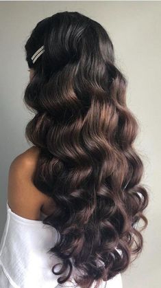 Quince Hairstyles, Long Hair Wedding Styles, Prom Hairstyles For Long Hair, בר מצווה, Peinados Fáciles Para Cabello Corto, Easy Hairstyles For Long Hair