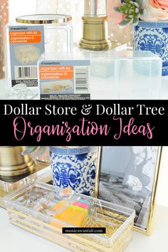 the easy dollar tree diy office organization is great for organizing your desk or home