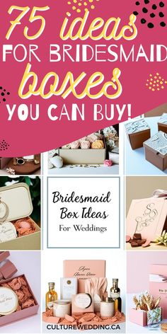 the top five bridesmaid boxes you can buy for your special day or wedding