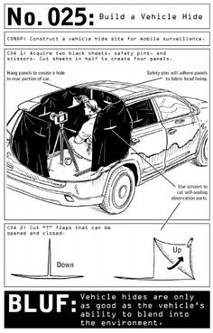 the instructions for how to install an inflatable cover on a car's hood