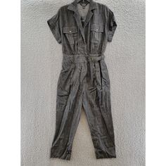 Lauren Ralph Lauren Denim Jumpsuit Women'S 10 Nightfall Wash Collar Short-Sleeve Lauren Ralph Lauren Denim Jumpsuit Women's 10 Nightfall Wash Collar Short-Sleeve Retail $245.00 This Lauren Ralph Lauren Denim Jumpsuit Is Perfect For Any Occasion, Whether It's A Party Or A Casual Day Out. The Jumpsuit Is Made Of 100% Cotton Denim Material With A Heather Pattern In The Nightfall Wash Color. It Features A Collared Neckline, Dolman Cuff Sleeves, And A Straight Leg Style. The Jumpsuit Has A Zip F Utility Short Sleeve Denim Jumpsuit With Pockets, Utility Denim Jumpsuit With Short Sleeves And Pockets, Utility Denim Jumpsuit With Pockets And Short Sleeves, Short Sleeve Denim Utility Jumpsuit For Workwear, Utility Style Denim Jumpsuit With Short Sleeves For Work, Utility Denim Jumpsuit With Short Sleeve And Relaxed Fit, Utility Style Denim Jumpsuit With Relaxed Fit, Fitted Cotton Denim Utility Jumpsuit, Fitted Cotton Utility Denim Jumpsuit