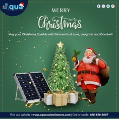 aquasolarcleaners, solarpanelcleaningservices , merrychrismtas, merrychristmas2022, christmastree , christmasdecor, xmas, christmastime, winter, christmasgift, santa, santaclaus, christmaslights Solar Panel Cleaning, Merry Christmas 2022, Residential Solar Panels, Toxic Cleaning Products, Christmas Sparkle, Residential Solar, Cleaning Company, Cleaning Companies, Christmas 2022