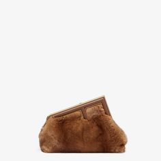 Brown mink bag - FENDI FIRST SMALL | Fendi Fendi First Bag, Fendi First, Tone On Tone, Timeless Handbag, One Bag, Luxe Fashion, Exclusive Bag