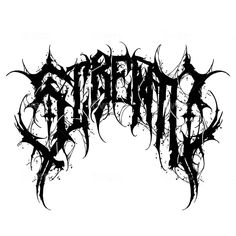 I will create dark or graffiti type calligraphy or lettering Lettering Tattoo Fonts, Creepy Fonts, Dark Calligraphy