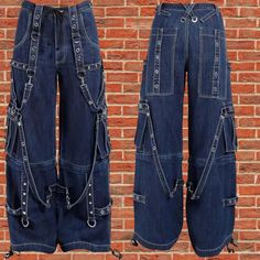 Gothic Blue Jeans Zip Off Pants Punk  Zips Chain Strap Trousers Trip Pant/Blue Jeans Small Waist:32 Inch Medium Waist:34 Inch Large Waist:36 Inch X-Large Waist:38 Inch 2XL Waist:40 Inch 3XL Waist:42 Inch 4XL Waist:44 Inch Color jeans May Very #390 Zip Off Pants, Color Jeans, Jean Bleu, Small Waist, Mens Trousers, Colored Jeans, Chain Strap, Halloween Shopping, Blue Jeans