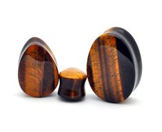 PRICES MAY VARY. Made from Tiger Eye Stone Made from Tiger Eye Stone Sold as a pair Quantity 1 = 1 pair Teardrop Plugs, Stone Plugs, Body Jewelry Piercing, Ear Gauges, Pattern Matching, Tiger Eye Stone, Eye Stone, Piercing Jewelry, Tiger Eye