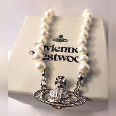 Jewelry Vivienne Westwood, Vivienne Westwood Necklace, Westwood Necklace, Crystal Orb, Choker Silver, Gothic Crosses, Silver Crystal