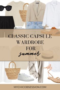 Capsule Wardrobe For Summer, Mode Ab 50, Perfect Capsule Wardrobe, Travel Capsule Wardrobe