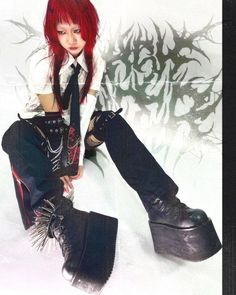 Dark Harajuku, Vkei Fashion, Vkei Style, Kei Aesthetic, Visual Kei Fashion, Kei Visual, Kei Fashion, Arte Punk