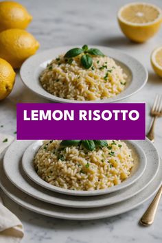 A photo of a  Lemon Risotto a Risotto Recipes Lemon Risotto