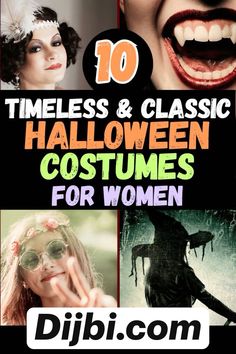 10 times and classic halloween costumes for women