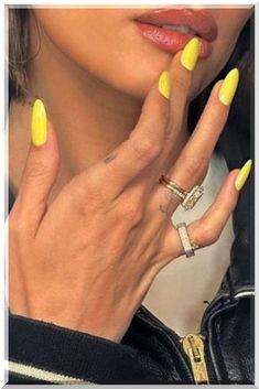 Capture the essence of sunny days with our radiant summer yellow nails! Flash a smile on your hands with a color that's as warm and inviting as a sunny afternoon. Bright Summer Nails Designs, Neon Yellow Nails, Bright Summer Nails, Summer Yellow, Bright Nails, Nails 2024, Neon Nails