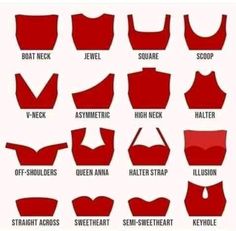 the basic bra pattern for women's crop tops is shown in red and white