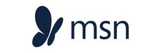 the msn logo is shown on a white background