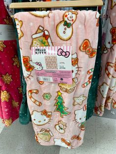 christmas hello kitty blanket @ tj max Christmas Hello Kitty Blanket, Hello Kitty Blanket Christmas, Hello Kitty Christmas Blanket, Hello Kitty Christmas Gifts, Hello Kitty Blankets, Christmas Hello Kitty, Hello Kitty Room Decor, Tj Max, Hello Kitty Blanket