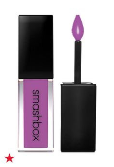 Put a statement-making finishing touch on your night out look with a swipe of Smashbox Always On Matte Liquid Lipstick in Some Nerve. This vibrant violet shade is bound to get you noticed. Click to shop at Macy’s. Smashbox Lipstick, Beauty Lips, Different Skin Tones, Gloss Labial, Makeup Swatches, Matte Metallic, Bright Purple, Matte Liquid Lipstick, Products Makeup