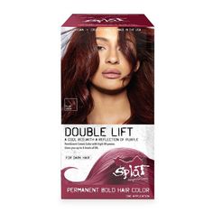 Splat Double Lift Plum Siren : Target Dark Red Hair Dye, Midnight Hair, Splat Hair Color, Dark Hair Dye, Color Castaño, Hair Color Plum, Plum Hair, Bold Hair Color, Dyed Red Hair