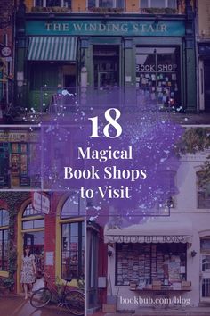 There's nothing quite like the magic of a bookstore. Check out these particularly wonderful ones across the US and Europe! Best Book Stores In The Us, Bookshop Design, Magical Bookstore, Coolest Bookstores In The Us, Europe Bookstore, Miss Willoughby And The Haunted Bookshop, Book Truck, Beautiful Bookstores, Best Bookshops In The World