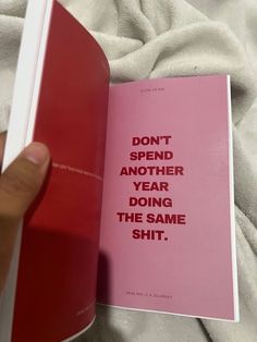 Don't spend another year doing the same shit. Motivation quote. Be That Girl. The Words, Vision Board, Quotes, Pink