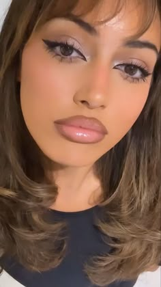 Makeup Lip Combo, Maquillage Yeux Cut Crease, Latina Makeup, Lip Combo, Makeup Aesthetic