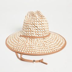 Worn Once Brim: 4.75in, Crown: 6.25, Circumference: 23.25 Adjustable White Straw Fedora, White Straw Sun Hat With Short Brim, White Straw Sun Hat With Flat Brim, White Flat Brim Straw Sun Hat, White Curved Brim Panama Hat For Spring, White Straw Summer Fedora, White Straw Woven Fedora, White Woven Fedora With Curved Brim, White Woven Straw Fedora