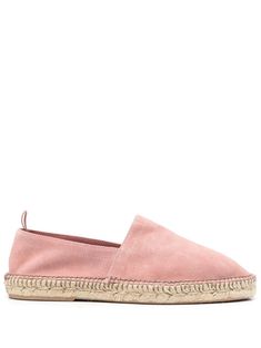 light pink calf leather round toe branded insole flat sole braided raffia sole Suede Espadrilles, Woven Mules, Espadrilles Men, Men Suede, Driving Loafers, Black Espadrilles, Leather Espadrilles, Pink Suede, Espadrille Shoes