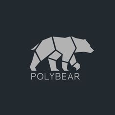 the logo for polybear, a company that sells polar bears and other animals