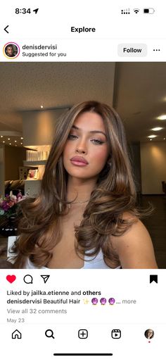 Brown Hair Looks, Brown Hair Balayage, Honey Hair, Haircuts Straight Hair, Brown Blonde Hair, Hair Color And Cut, Hair Inspiration Color