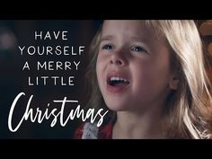 Claire Crosby performs a cute rendition of 'Have Yourself A Merry Little Christmas'. This classic song was originally released in 1944, written by Hugh Martin and Ralph Blane. Judy Garland made it so popular through the film ‘Meet Me In St. Louis.’ Have yourself a merry little Christmas, Let your… Christmas Music Playlist, Child Singers, Christmas Video, Christmas Tunes, Overcome The World, Christmas Albums, Classic Songs