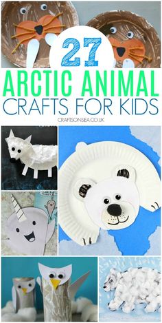 arctic animal crafts for kids to make