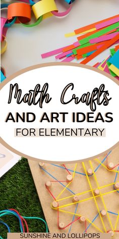 some crafts and art ideas for elementary kids