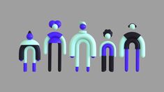 an image of people with different shapes and colors