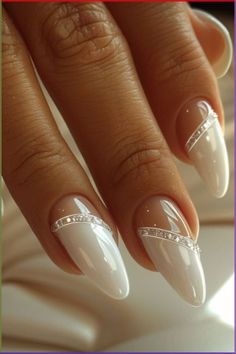 #nails #nailart #nailsofinstagram #manicure #gelnails #nailsoftheday #beauty #nail #nailsart #naildesign #nailsdesign #nailtech #nailsnailsnails #acrylicnails #nailsonfleek #nailstagram #naildesigns #u #nailartist #instanails #nailstyle #nailinspo #nailpolish #gelpolish #inspire #nailswag #love #nailsalon #unhas #longnails Nails Design For Wedding The Bride, Bridal Manicure Wedding Nails Ideas, Bride Nails Wedding Elegant, Bride Manicure, Elegant Bridal Nails, Nails Bride, Nails Board, Wedding Acrylic Nails