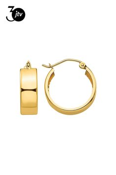 14k Yellow Gold Hoop Earrings. Measures 13mm x 5.5mm and have saddleback backings. Gold Hoop, Gold Hoop Earrings, Hoop Earrings, Yellow Gold, Yellow, Gold