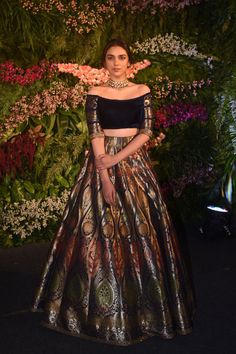 Aditi Rao Hydari’s Western look is Amazing in Manish Malhotra’s Creation Silk Lehenga Designs, Receptions Ideas, Wedding Day Outfit, Aditi Rao Hydari, Aditi Rao, Lehenga Blouse Designs, Lehenga Blouse, Anushka Sharma