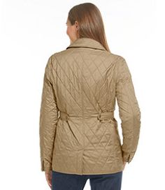 #LLBean: Quilted Riding Jacket Fitted Quilted Jacket With Padded Collar For Work, Fitted Quilted Outerwear For Work, Quilted Fitted Outerwear For Work, Classic Fitted Quilted Jacket For Winter, Riding Jacket, Cold Weather Outfits, Ll Bean, L L Bean, Blazers For Women