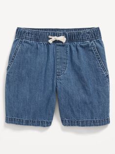 Above Knee Twill Non-Stretch Jogger Shorts for Boys | Old Navy Casual Short Bottoms With Drawstring, Casual Knee-length Shorts With Pockets, Casual Cotton Shorts With Adjustable Waist, Casual Solid Denim Shorts, Casual Bottoms With Drawstring In Short Length, Casual Shorts With Elastic Waistband, Casual Bottoms With Adjustable Comfort Waistband, Casual Bermuda Bottoms With Pockets, Casual Shorts With Pockets And Adjustable Waist