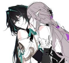 Ruan Mei and The Herta From Honkai Star Rail #HonkaiStarRail #Hertamei Anime Games, My Heart Is Breaking, Ship It, My Account, Just Love