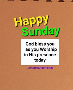 an image of a happy sunday message