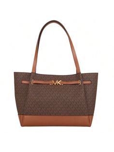 Logo-print canvas Snap fastening Gold-tone hardware Interior details: back zip pocket, front slip pocket Unlined 16.5W X 10H X 7D Handle drop: 10Michael Kors Reed Large Tote Shopper Bag Brown Casual,Fashionable    Colorblock,All Over Print Shoulder Tote Bag   Women Bags, size features are:Bust: ,Length: ,Sleeve Length: Brown Coated Canvas Bag With Metal Hardware, Shoulder Tote Bag, Shopper Bag, Womens Tote, Shoulder Tote, Bag Women, Large Tote, Kids Beachwear, Sports Equipment