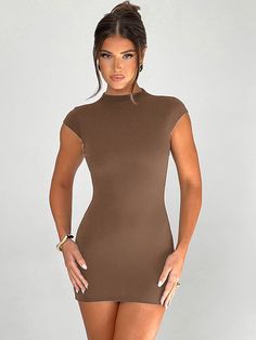 DescriptionTypeBodyconStyleSexySleeve LengthSleevelessNecklineJewelFabricPolyesterDesignBacklessWaistlineNaturalBack DetailsBacklessSlit TypeNo open seamPatternSolid ColorOccasionStreet WearSeasonSummerGroupAdultsGenderWomenLengthShortWeight0.2kg Beige Bodycon Dress For Club, Fitted Brown Sheath Bodycon Dress, Brown Fitted Sheath Bodycon Dress, Sleeveless Brown Club Dress, Brown Sleeveless Club Dress, Brown Bodycon Mini Dress For Club, Spring Brown Bodycon Dress For Club, Spring Club Brown Bodycon Dress, Sleeveless Brown Bodycon Party Dress