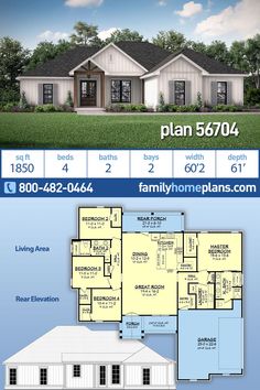 the floor plan for this house is very large and has two master suites on each side