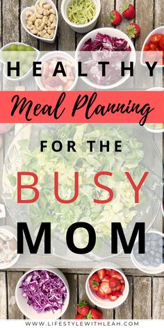 healthy meal planning for the busy mom