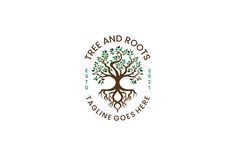 the tree and roots logo is shown