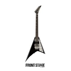 an electric guitar with the words front stage on it